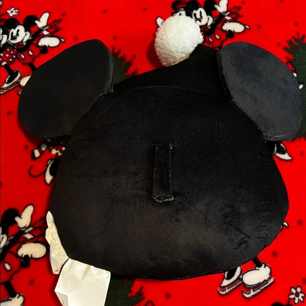 BRAND NEW Disney Festive Mickey & Minnie super soft blanket & holiday pillow set
